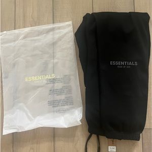 Black Essentials joggers